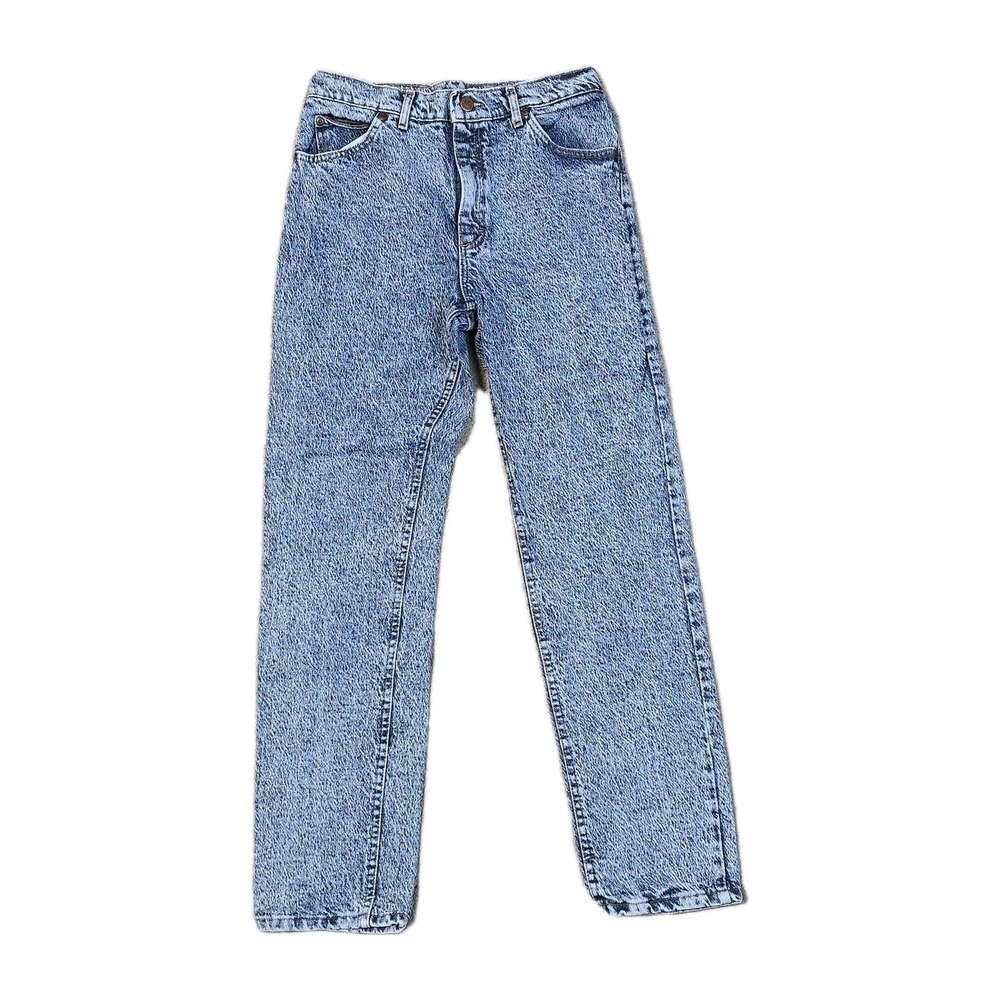 Vintage Lee Riders Acid Wash Jeans Men's 31X32 (28x32) Union Made USA Denim 80's